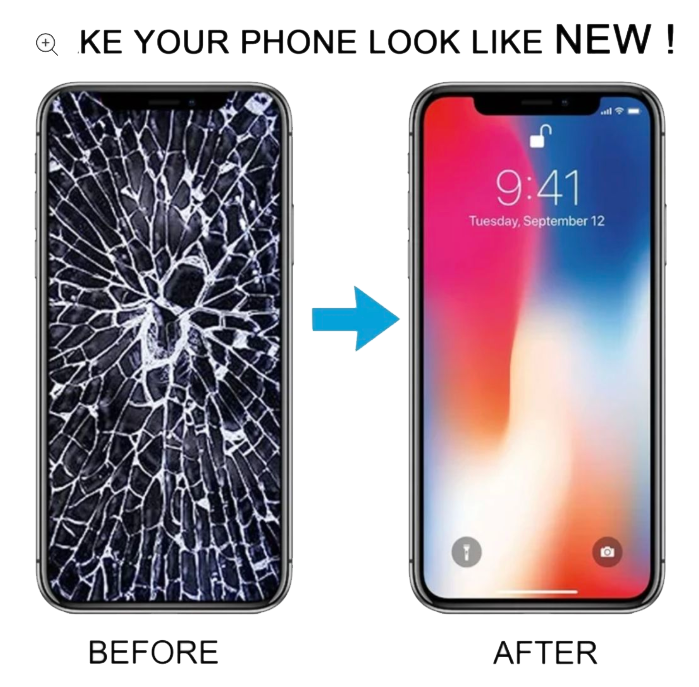 Screen Replacement LCD for Iphone Xr with Tempered Glass Screen Protector - Image 4